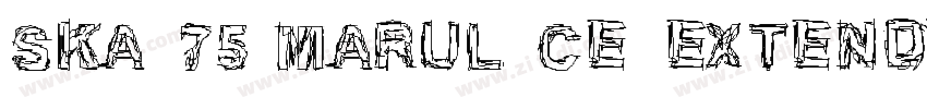 ska_75 marul_ce_extend字体转换